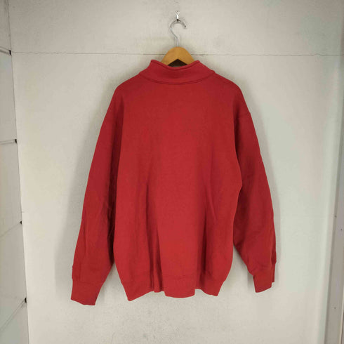 アンディフィーテッド UNDEFEATED ロゴ刺繍 ハーフジップスウェット メンズ import:XL