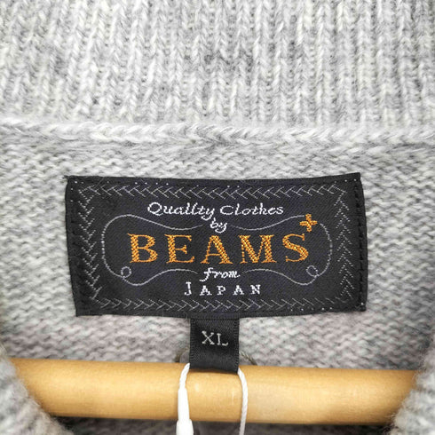ビームスプラス BEAMS+ ミリタリー カラー ストライプ ニット メンズ XL