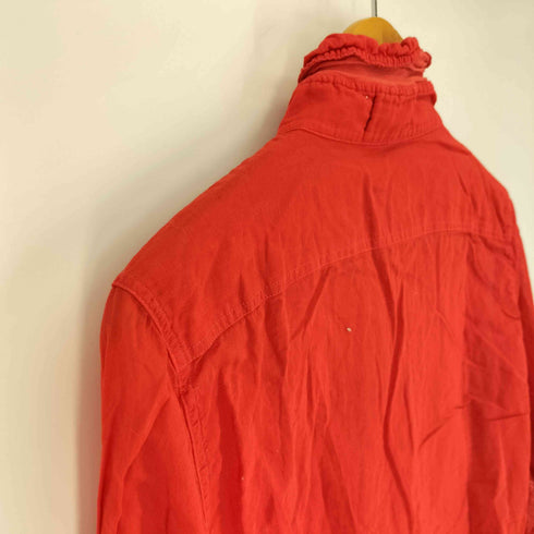 カバンドズッカ CABANE de ZUCCa ピンタックフリルシャツ レディース M