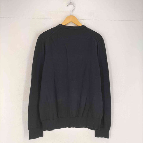 フレッドペリー FRED PERRY ウール混 フロント刺繍ニット メンズ import:L