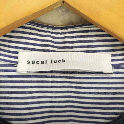 サカイラック sacai luck シャツスウェット切替ワンピース レディース JPN:2