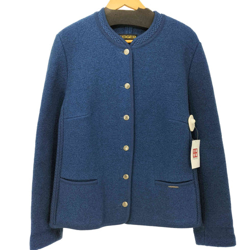 GEIGER MADE IN AUSTRIA ノーカラーウールジャケット レディース EUR:44