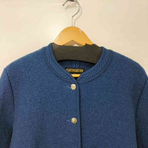 GEIGER MADE IN AUSTRIA ノーカラーウールジャケット レディース EUR:44