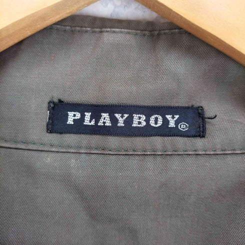 プレイボーイ PLAYBOY 玉蟲 レザーパイピングステンカラーコート メンズ JPN:M