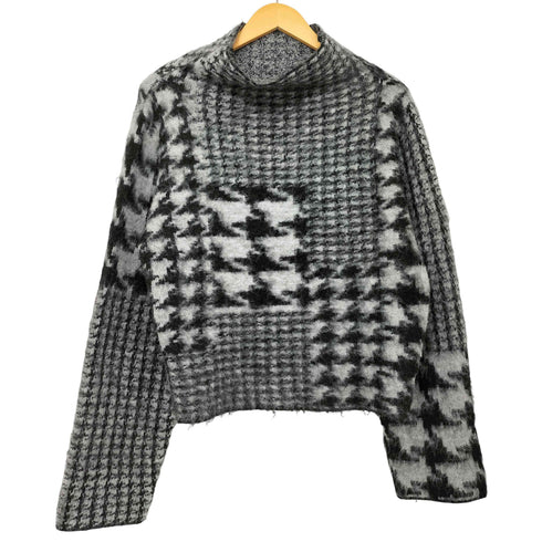 レイビームス Ray BEAMS 24AW RBS キリカエ チェック ハイネック ニット レディース