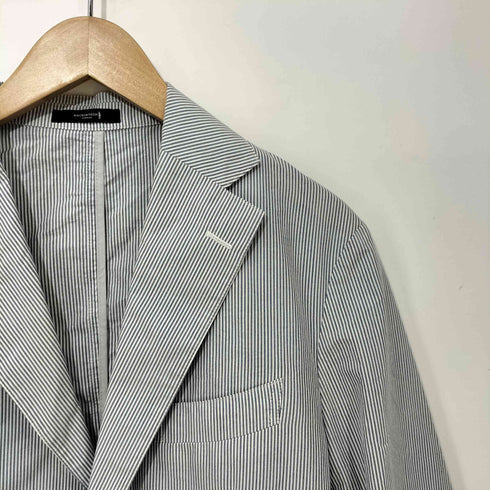 マッキントッシュ ロンドン Mackintosh LONDON コットンストライプ テーラードジャケット メンズ US:38