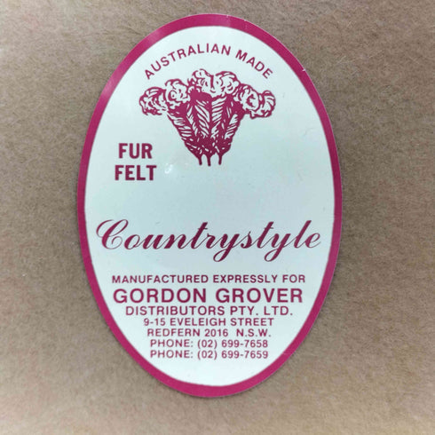 オーストラリア製 Gordon Grover COUNTRY STYLE フェルト ウエスタンハット メンズ 56