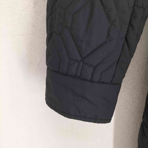 ランズエンド LANDS END キルティングデザイン比翼スタンドカラーコート レディース JPN:S