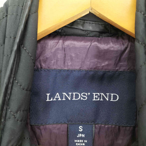 ランズエンド LANDS END キルティングデザイン比翼スタンドカラーコート レディース JPN:S
