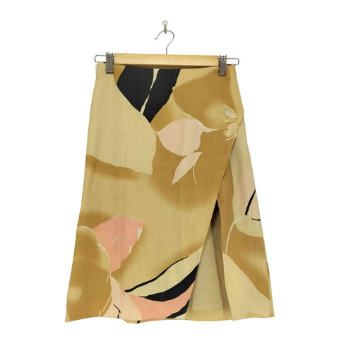 ヴェルサスヴェルサーチ VERSUS VERSACE Made in Italy 総柄切り込みデザインスカート レディース 24/38