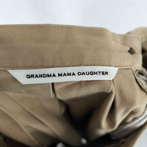 グランドママドーター GRANDMA MAMA DAUGHTER プリーツチノロングスカート レディース JPN:0