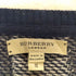 バーバリー BURBERRY チェック柄デザインウールニット メンズ S