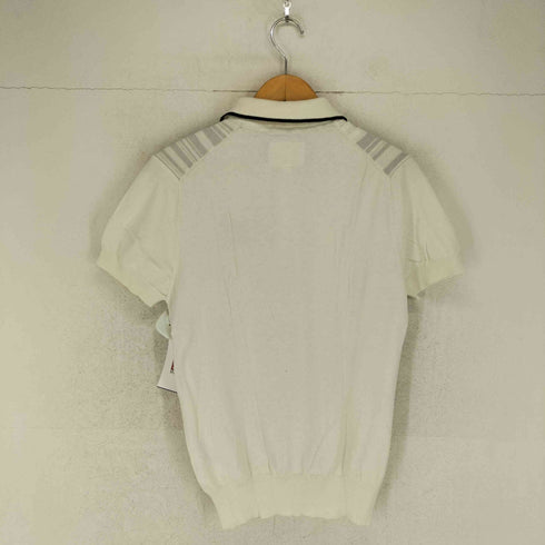 アディダス adidas Tournament Edition トーナメントエディション コットンカシミヤストライプニットポロシャツ メンズ import:M