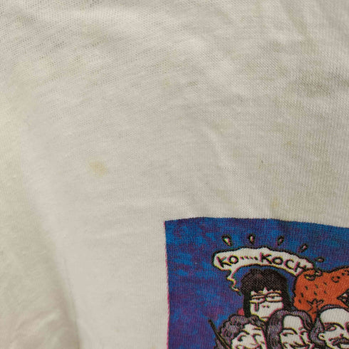 90S プリントTシャツ バンT 両面プリント メンズ