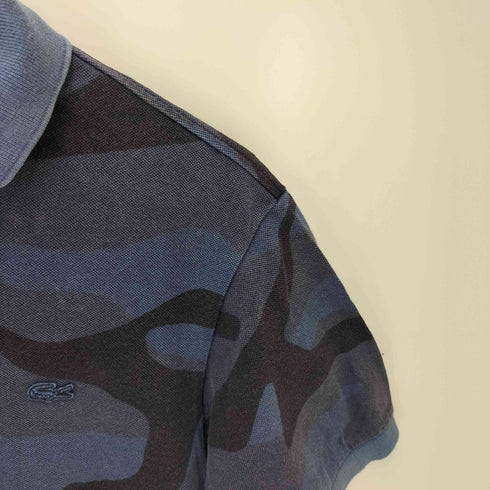 ラコステ LACOSTE カモ柄半袖ポロシャツ メンズ JPN:4