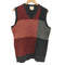 ブルックスブラザーズレッドフリース BROOKS BROTHERS REDFLEECE チェック柄Vネックニットベスト メンズ import:S