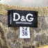 ディーアンドジードルチェアンドガッバーナ D&G DOLCE&GABBANA Y2K レオパード ラメタンクトップ レディース 24/38