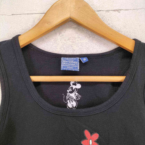 Y2K キャラクターデザイン ラメ タンクトップ レディース M