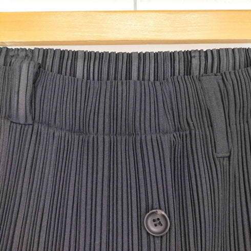 イッセイミヤケ ISSEY MIYAKE フロントボタン プリーツロングスカート レディース JPN:L