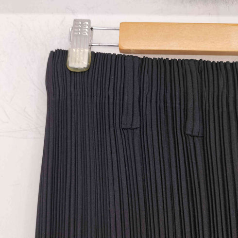 イッセイミヤケ ISSEY MIYAKE フロントボタン プリーツロングスカート レディース JPN:L
