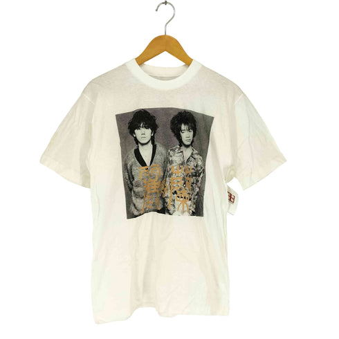 90S クルーネックプリントTシャツ シングルステッチ メンズ