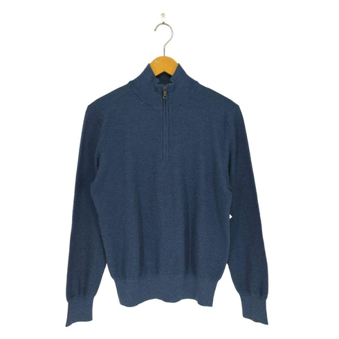 ブルックスブラザーズ BROOKS BROTHERS MERINO WOOL ハーフジップニット メンズ import:S