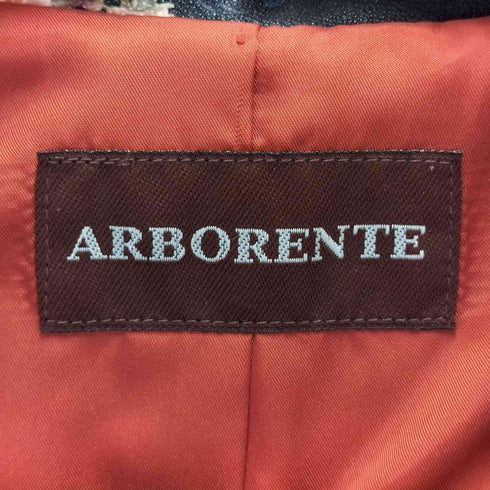 ARBORENTE ラムレザー テーラードジャケット レディース