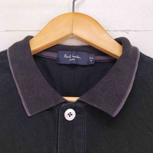 ポールスミスジーンズ Paul Smith JEANS ワッペンロゴ ポロシャツ メンズ M