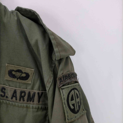 ユーエスアーミー U.S. ARMY 米軍 ALPHA 社製 M-65 フィールド ジャケット パッカブル パッチ刺繍 カスタム メンズ import:M