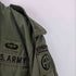 ユーエスアーミー U.S. ARMY 米軍 ALPHA 社製 M-65 フィールド ジャケット パッカブル パッチ刺繍 カスタム メンズ import:M
