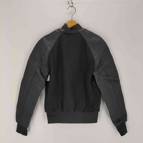 エイチアンドエム H&M レザー切替ウールスタジャン メンズ 44