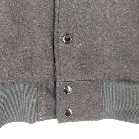 エイチアンドエム H&M レザー切替ウールスタジャン メンズ 44