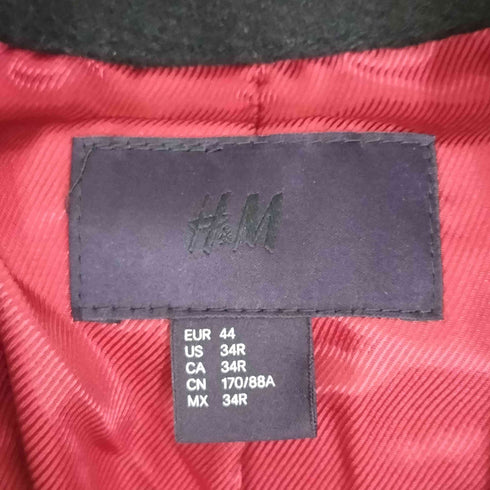 エイチアンドエム H&M レザー切替ウールスタジャン メンズ 44