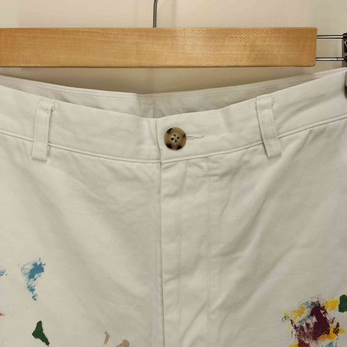 ビームス BEAMS ペイント ワイド チノパンツ メンズ JPN:L