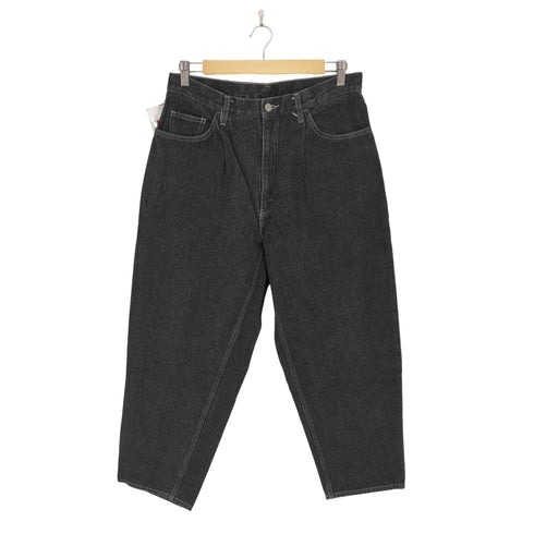 ビームス BEAMS NEW STANDARD 1プリーツ ワイドデニム パンツ メンズ JPN:L