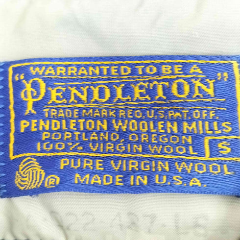 ペンドルトン PENDLETON 70s USA製 オンブレチェック ウール ボードシャツ メンズ import:S