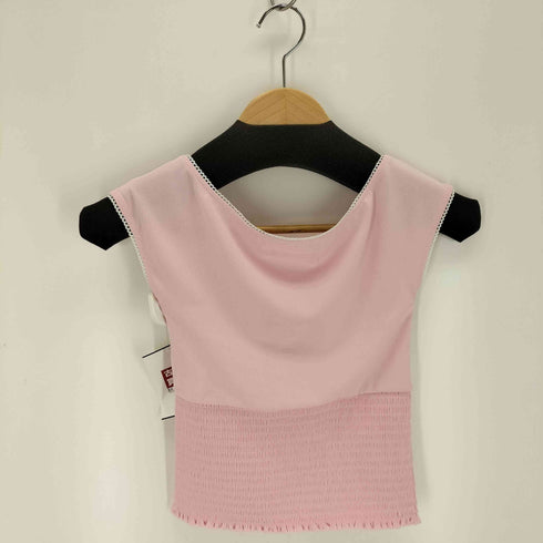 GLOWNY PEEKABOO SMOKE TEE レディース import:S