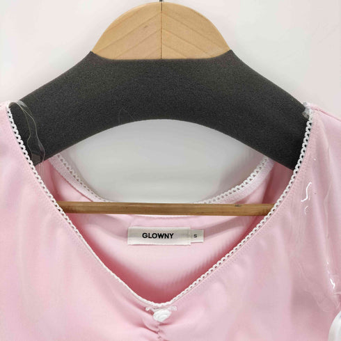 GLOWNY PEEKABOO SMOKE TEE レディース import:S