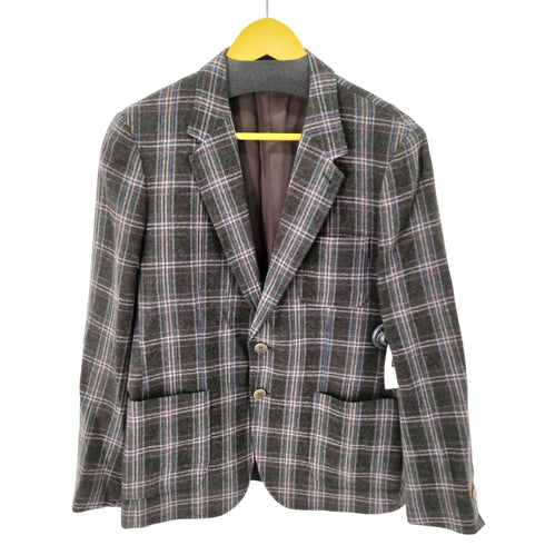 ピーエスポールスミス PS Paul Smith マルチカラーチェック 2B テーラードジャケット メンズ JPN:2