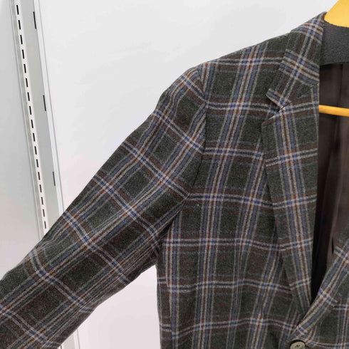 ピーエスポールスミス PS Paul Smith マルチカラーチェック 2B テーラードジャケット メンズ JPN:2