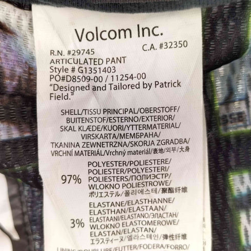 ヴォルコム VOLCOM ARTICULATED PANT メンズ JPN:L