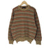 bon giovane ウール混 ボーダー 3Dニット メンズ import:M