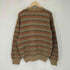 bon giovane ウール混 ボーダー 3Dニット メンズ import:M