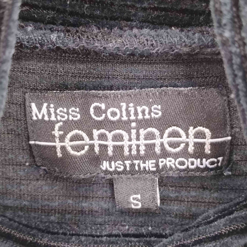 COLINS タートルネック コーデュロイ スリムニット レディース import:S