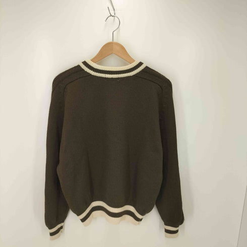 ニコル NICOLE 刺繍クルーネックニット メンズ