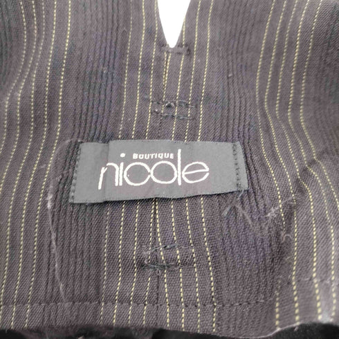 ニコル NICOLE BOUTIQUE 3タックストライプスラックス メンズ