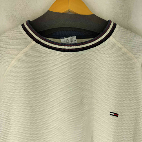 トミージーンズ tommy jeans 90S ロゴ刺繍 L/S Tシャツ メンズ import:L