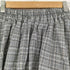 チェック柄 アシンメトリースカート レディース