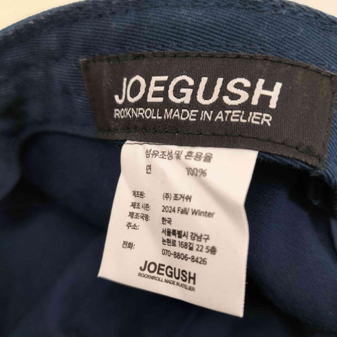 joegush 24AW ロゴ刺繍 6パネルキャップ メンズ