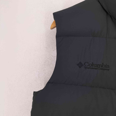 コロンビア Columbia ロゴ刺繍ダウンベスト メンズ import:S